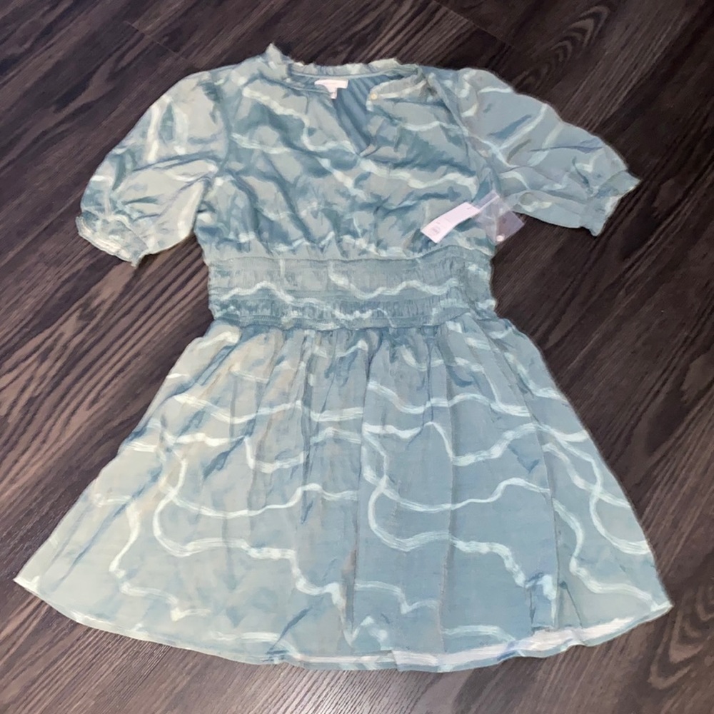 NWT🍍NINE WEST DRESS🍍BLUE/GREEN🍍SIZE XL🍍M-3